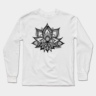 Zen Lotus Flower Long Sleeve T-Shirt